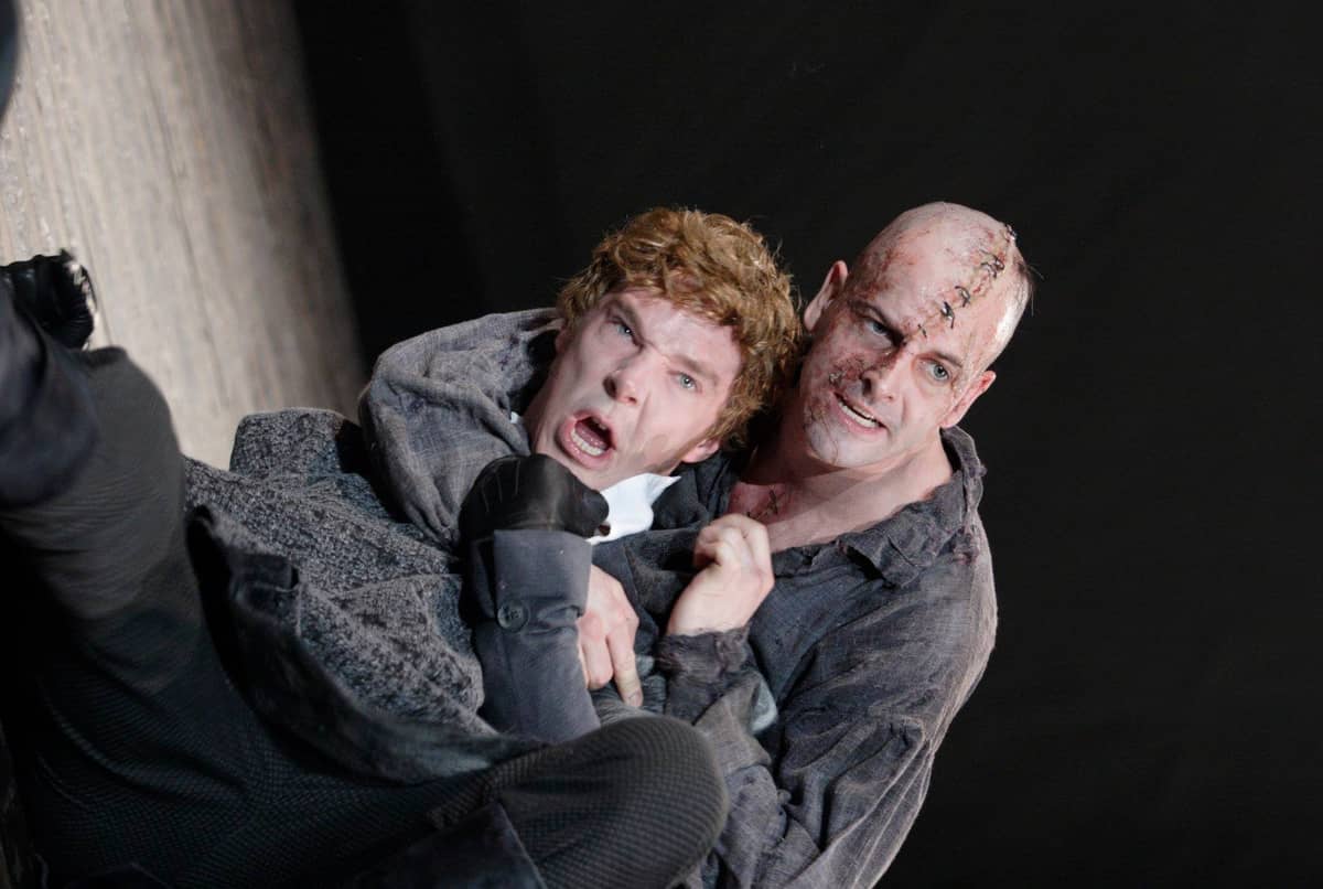 Benedict Cumberbatch and Jonny Lee Miller in ‘Frankenstein’